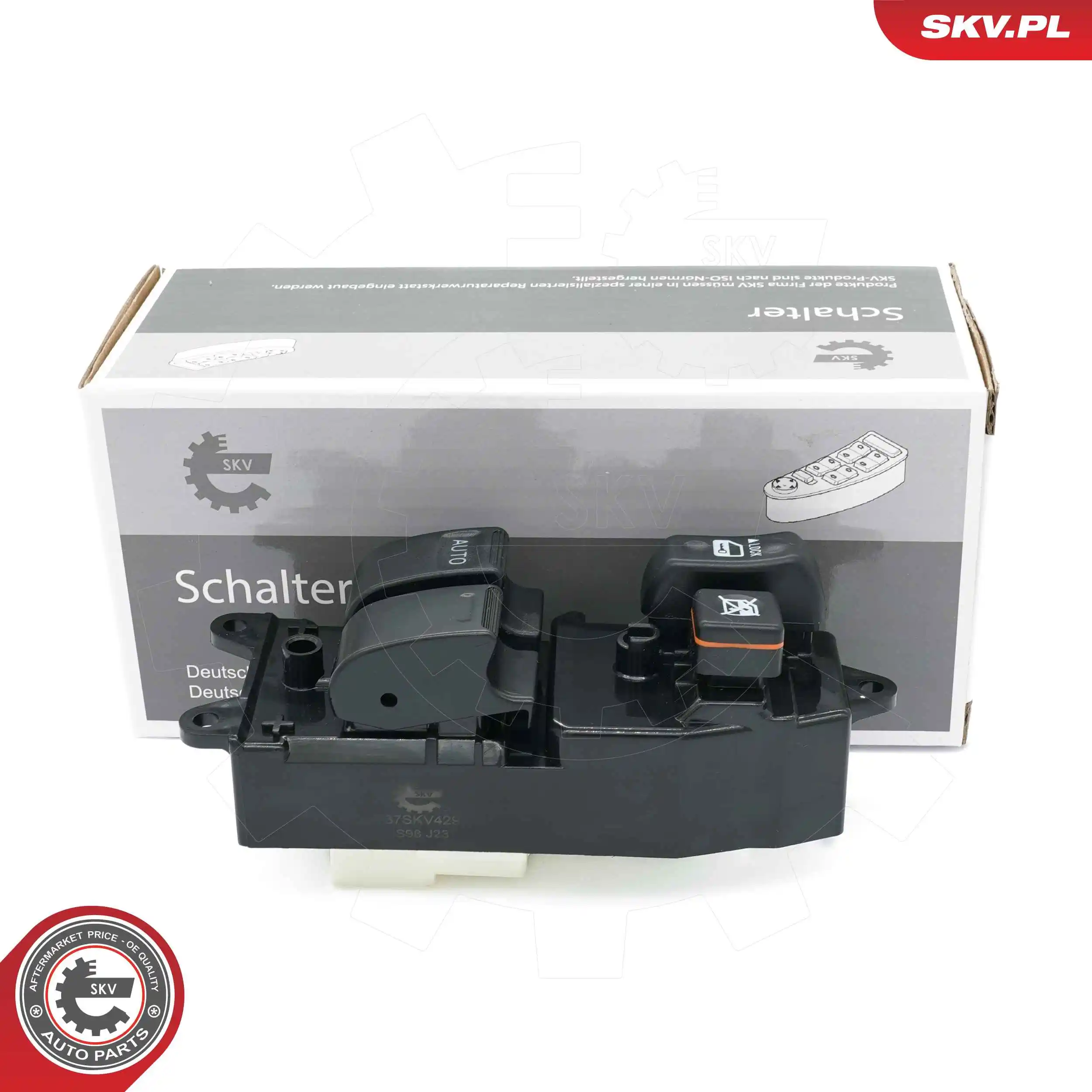 Switch, window regulator